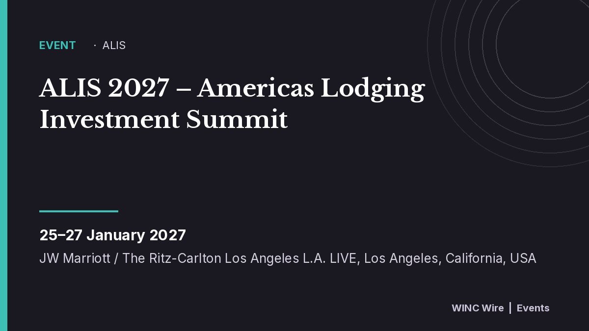 ALIS 2027 – Americas Lodging Investment Summit
