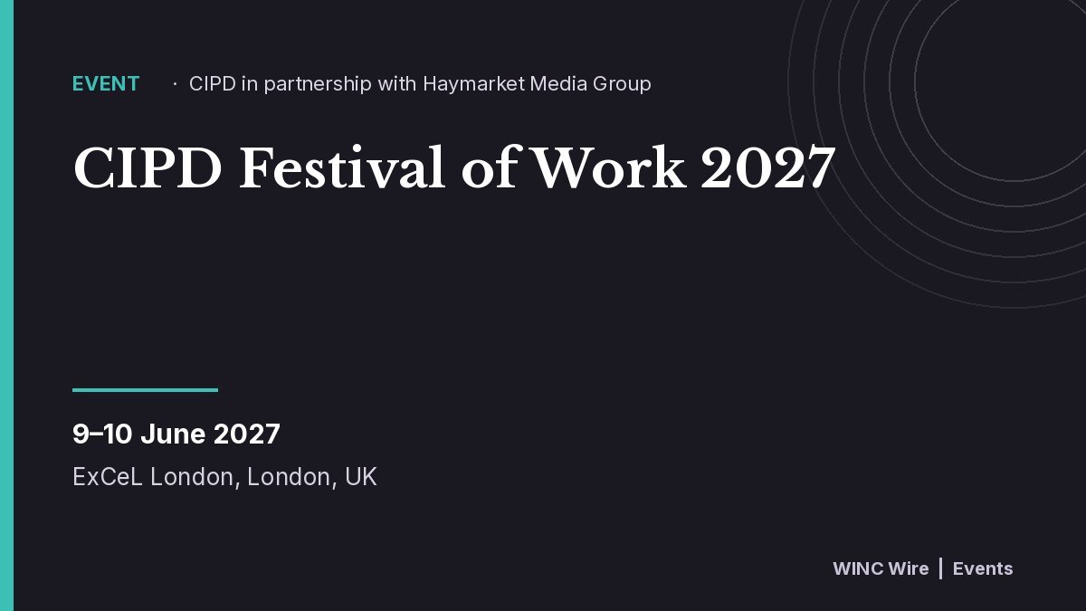 CIPD Festival of Work 2027