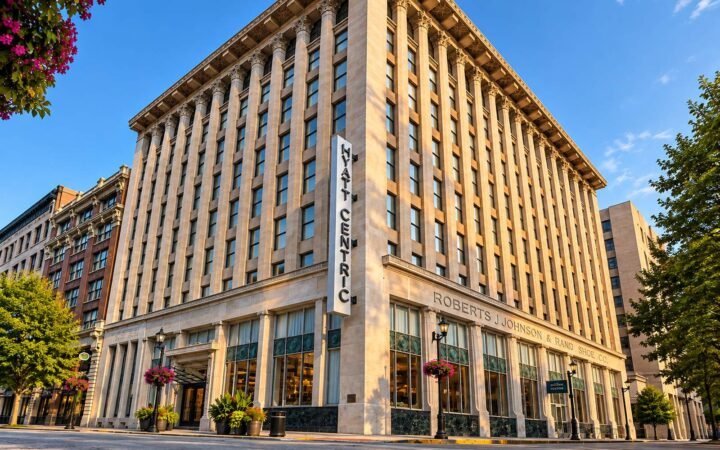 Hyatt Centric Downtown St. Louis exterior on Washington Avenue