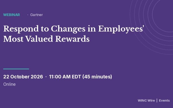 Respond to Changes in Employees' Most Valued Rewards — webinar details