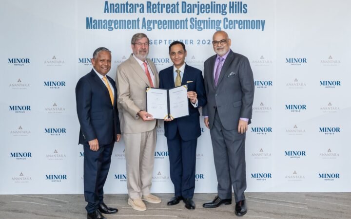Anantara Retreat Darjeeling Hills management agreement signing with Minor Hotels and development partners