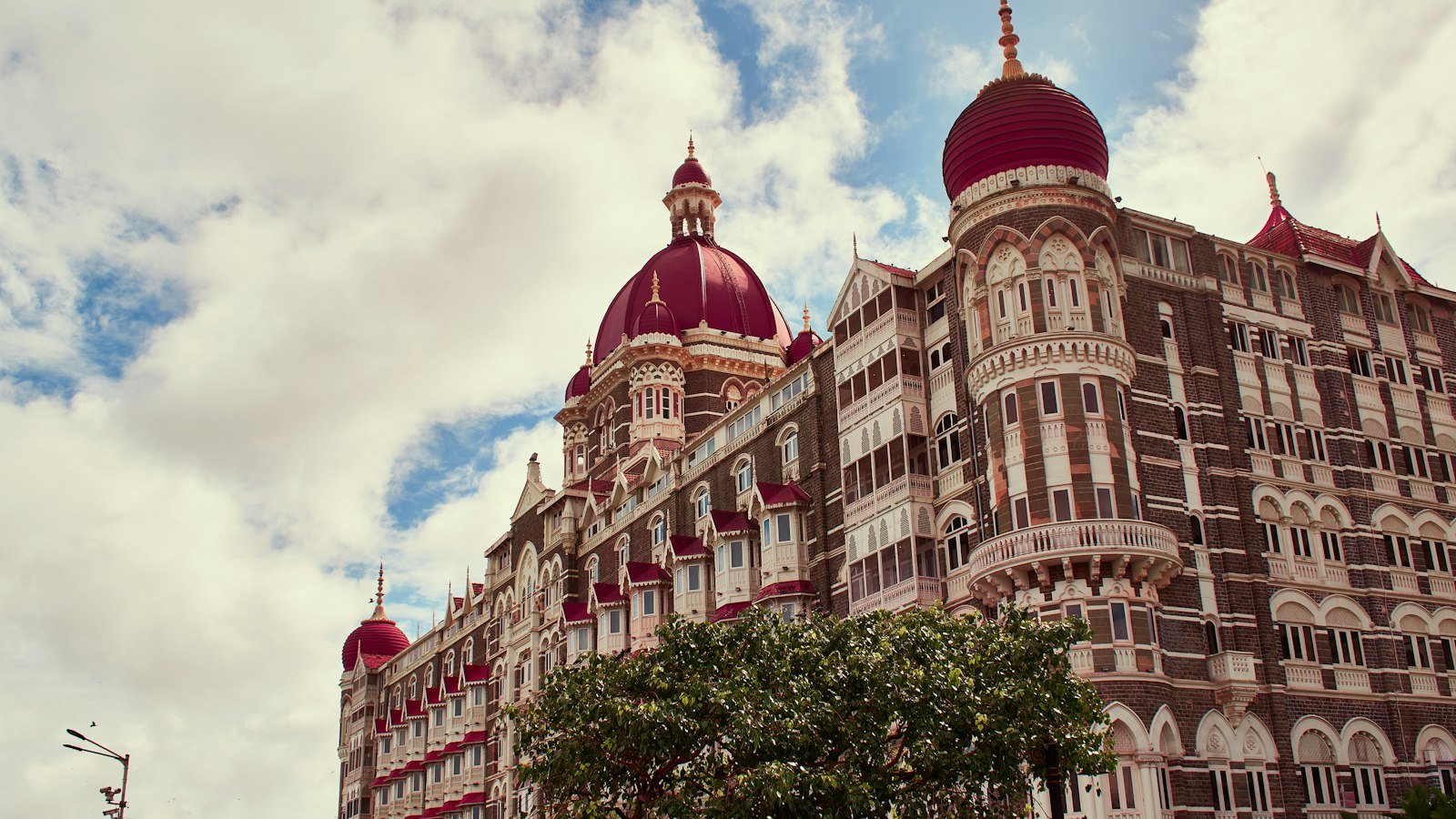 Exterior of the Taj Mahal Palace hotel in Mumbai