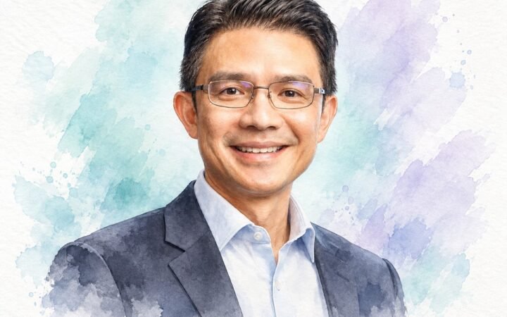 Tan Wee Hsien watercolour portrait