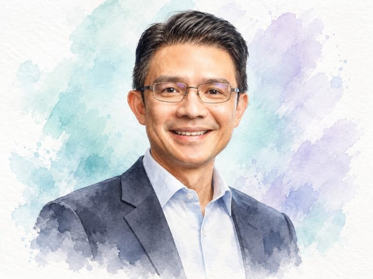 Tan Wee Hsien watercolour portrait